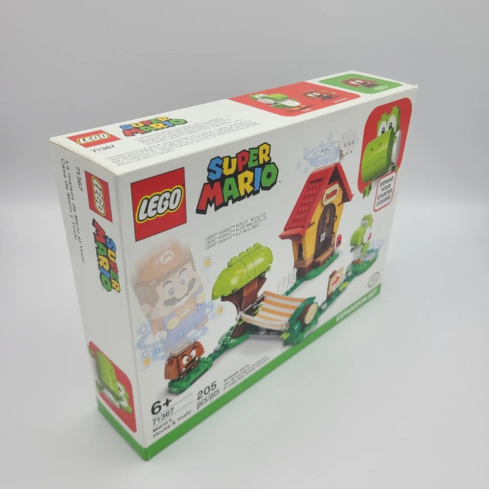 Lego Super Mario Mario's House & Yoshi Expansion Set 71367 205 pc New in Box